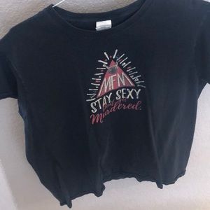 Xl black my favorite murder t shirt